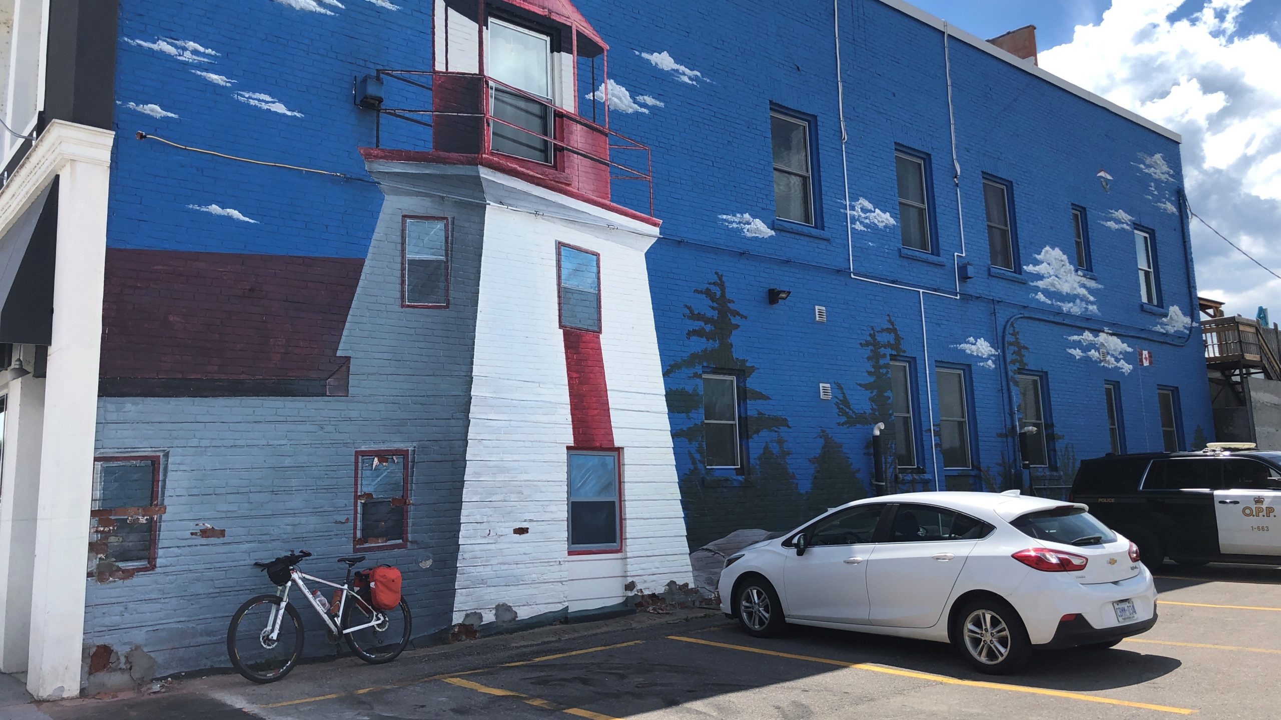 Simcoe County Loop Trail - Brebuf Lighthouse Mural Midland, ON